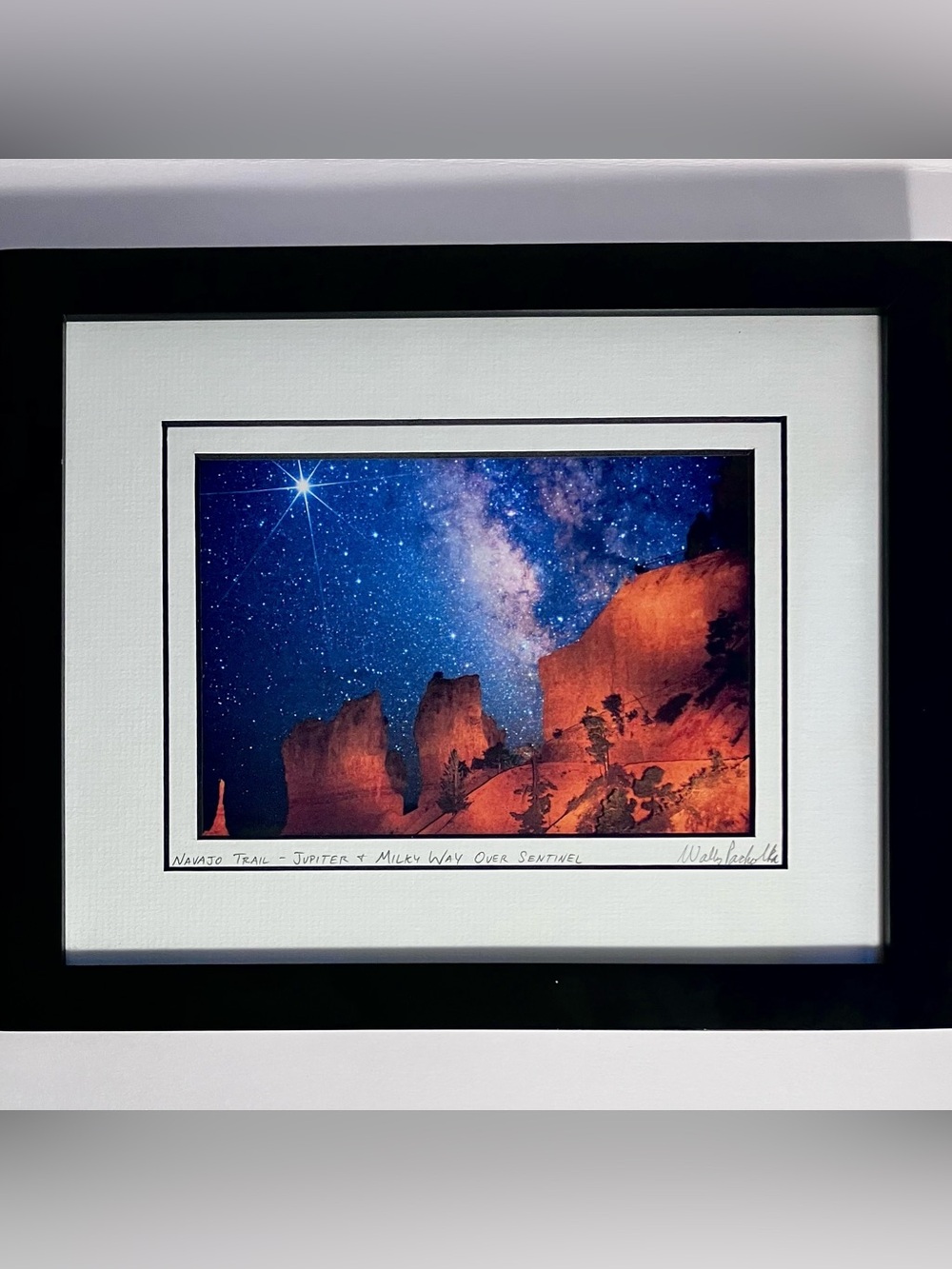 WALLY PACHOLKA Astronomical GICLEE PRINT / 5x7 Matted to 8x10 / NAVAJO TRAIL
